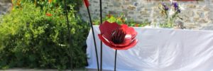 coquelicot de métal