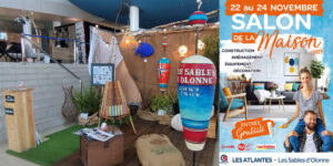 Affiche et photo du salon de la maison au Sables d'Olonne, du 22 au 24 novembre 2024
