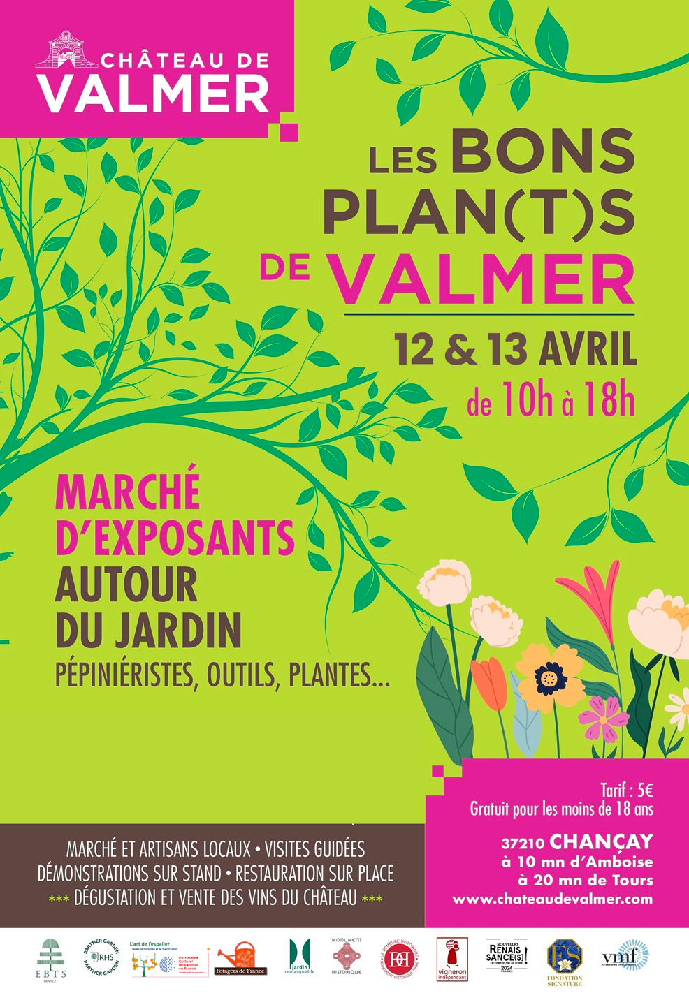 Affiche Bons Plan(T)s de Valmer les 12 et 13 avril 2025