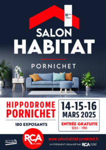 Affiche Salon Habitat de Pornichet les 14 - 15 -16 Mars 2025