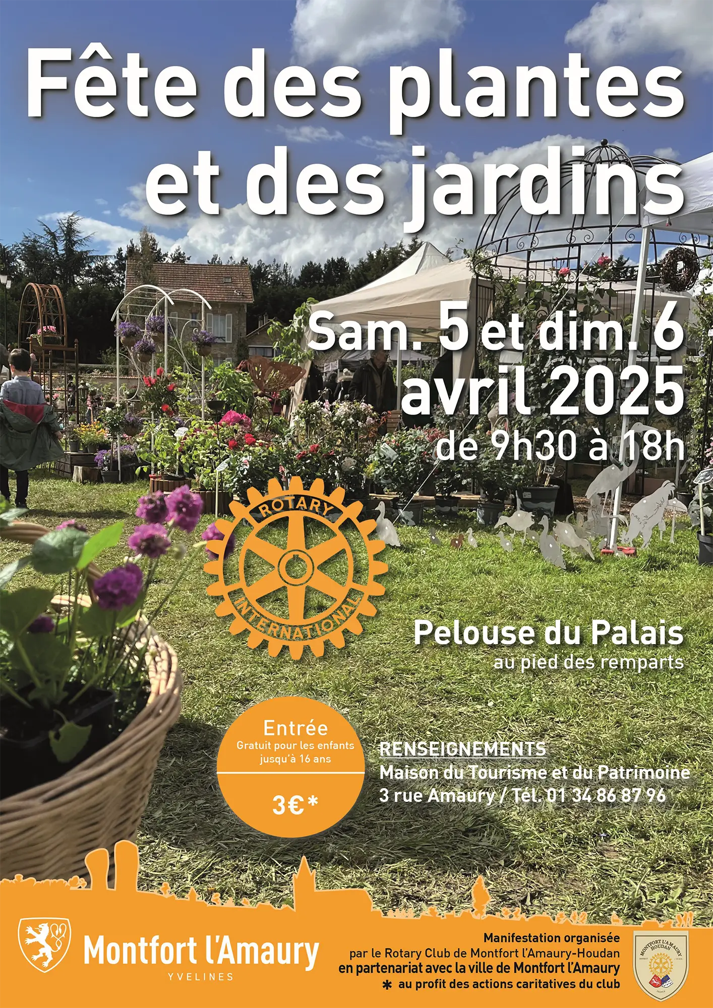 Fête des Plantes et des Jardins de Monfort l'Amaury, les 5 & 6 avril 2025